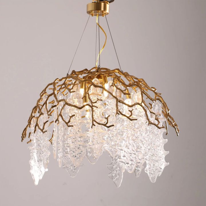 Branch Aqua Dome Chandelier