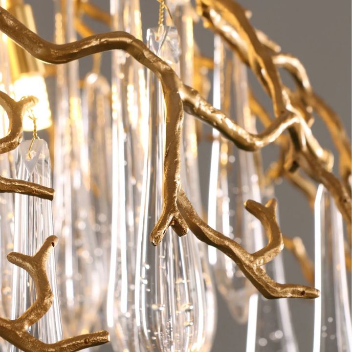 Branch Aqua Dome Chandelier