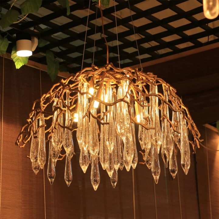 Branch Aqua Dome Chandelier