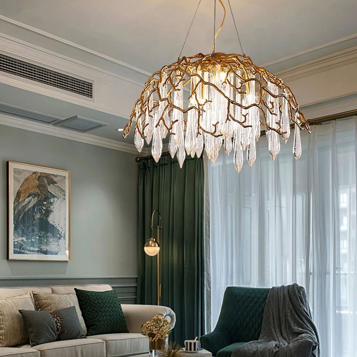 Branch Aqua Dome Chandelier