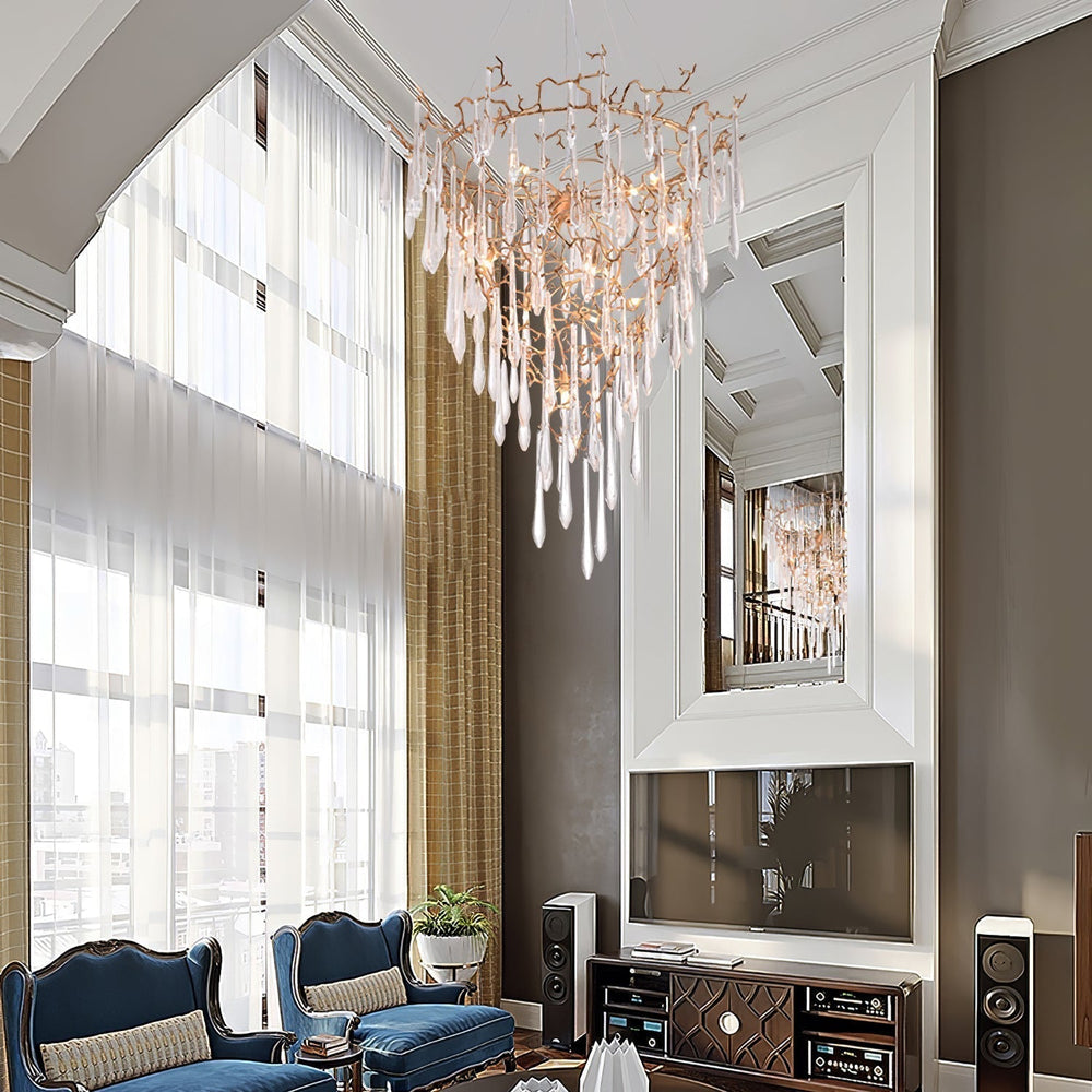 Branch Aqua Parable Chandelier