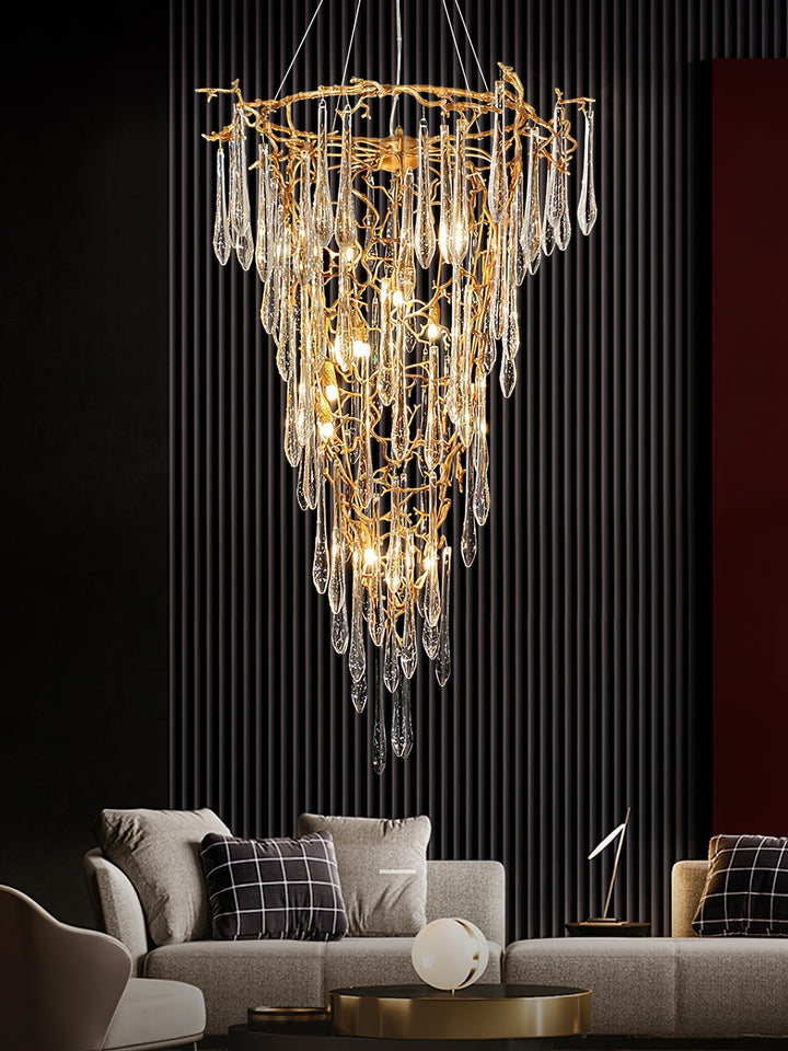 Branch Aqua Parable Chandelier