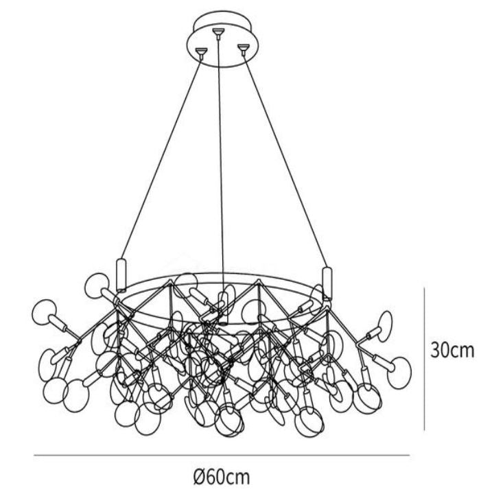 Branch Firefly LED Chandelier