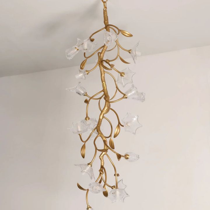 Branch Flower Craftsman Chandelier