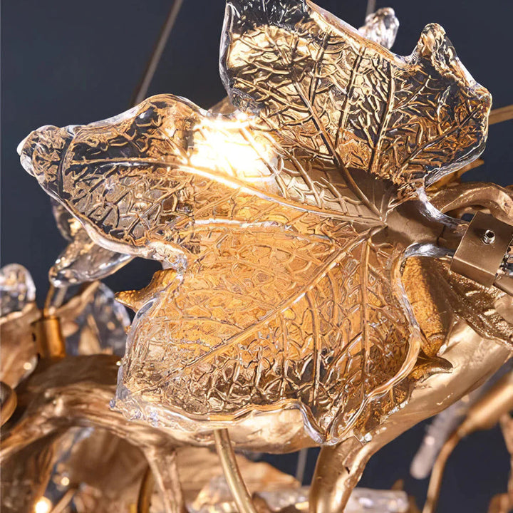 Branch Folio Brass Chandelier