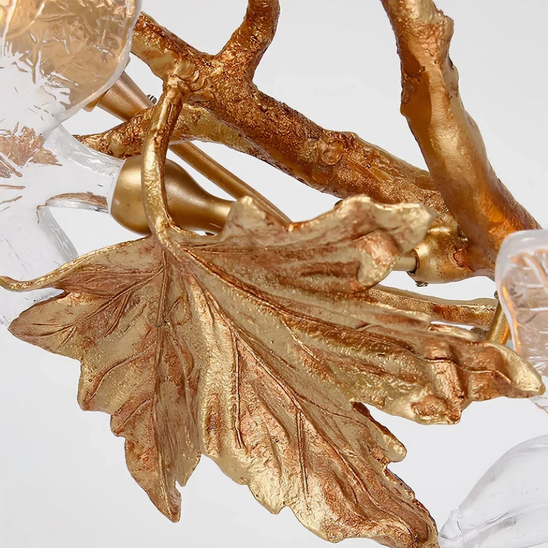 Branch Folio Brass Chandelier