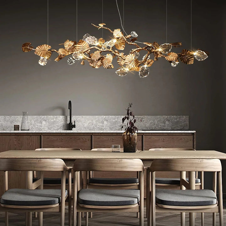 Branch Gold Leaf Chandelier