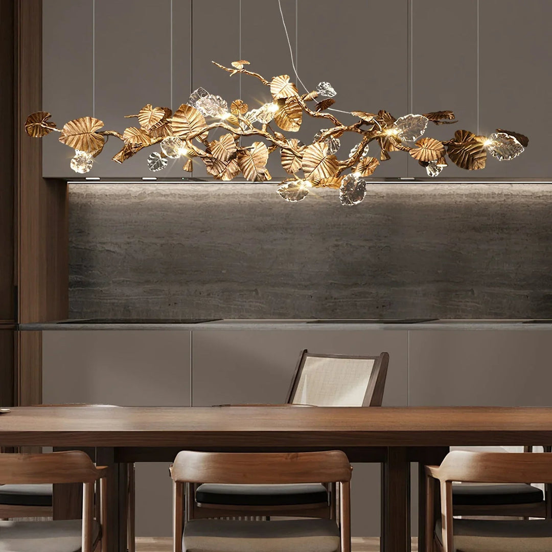 Branch Gold Leaf Chandelier