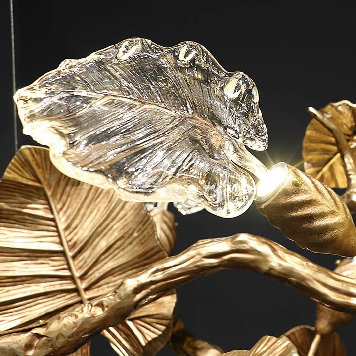 Branch Gold Leaf Chandelier