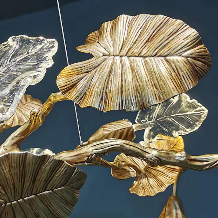 Branch Gold Leaf Chandelier