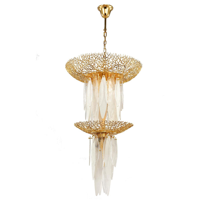 Branch Murano Glass Chandelier