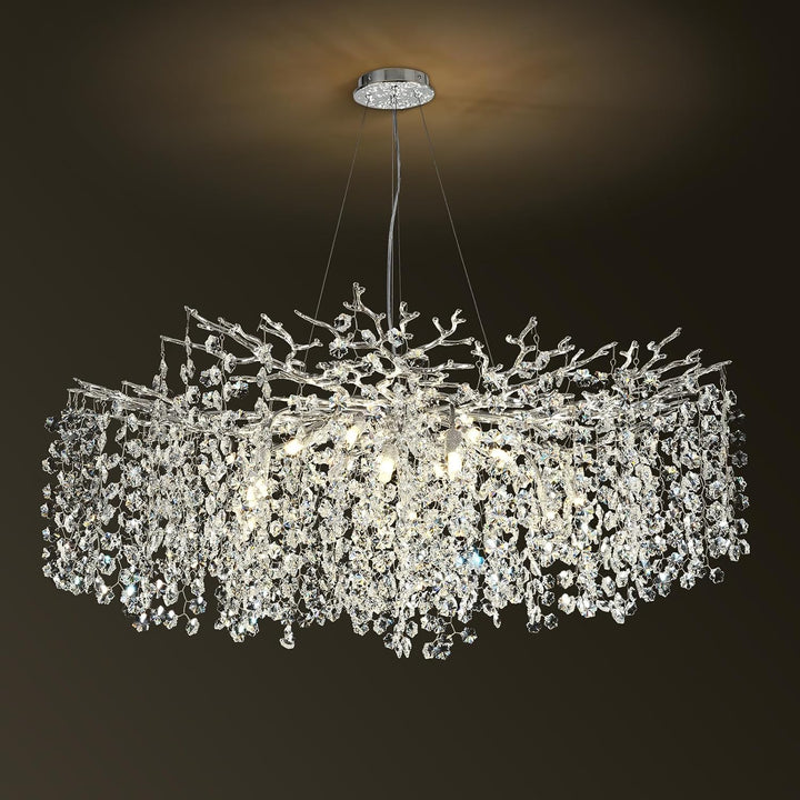 Branch Snow Tree Crystal Chandelier 30" 40" 55"
