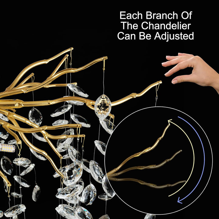 Branch Tree Chandelier 47"