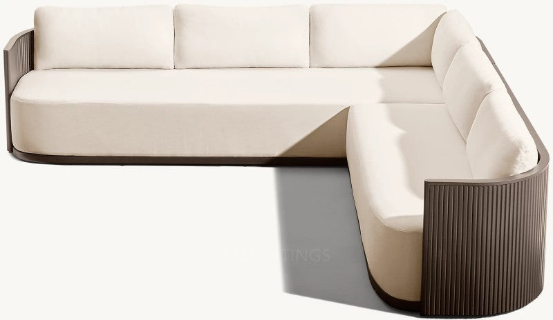 Byrean Aluminum Right-Arm L-Sectional