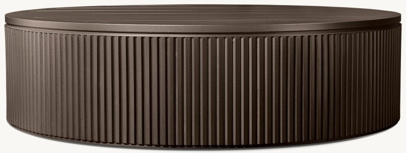 Byrean Aluminum Round Coffee Table