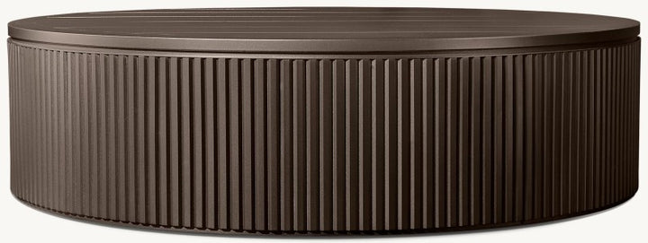 Byrean Aluminum Round Coffee Table