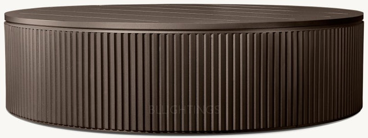 Byrean Aluminum Round Coffee Table