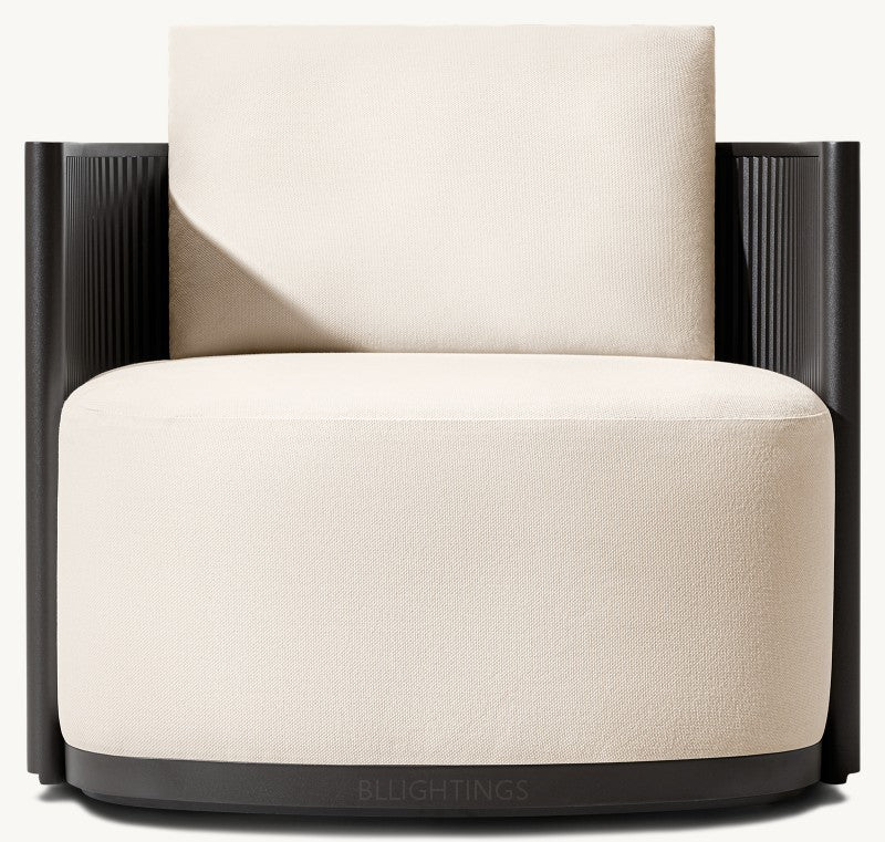 Byrean Aluminum Swivel Lounge Chair