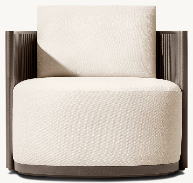 Byrean Aluminum Swivel Lounge Chair