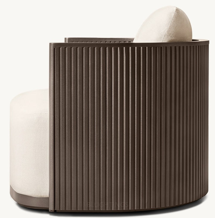 Byrean Aluminum Swivel Lounge Chair