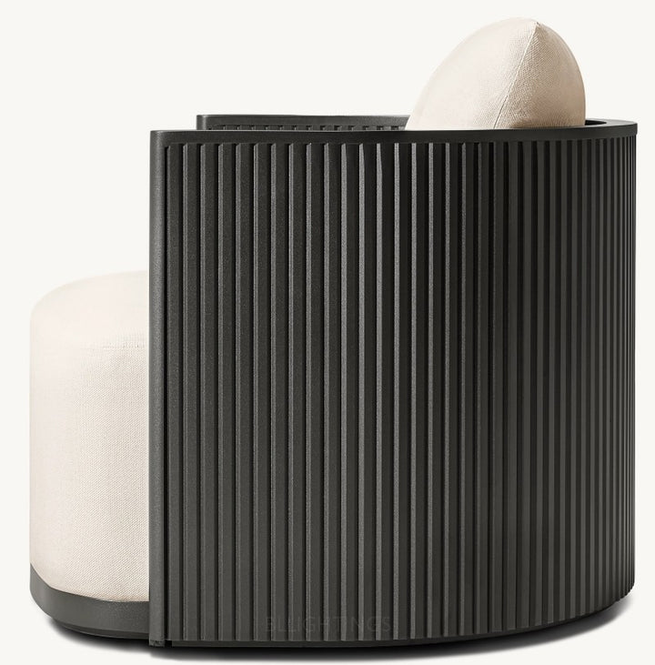 Byrean Aluminum Swivel Lounge Chair