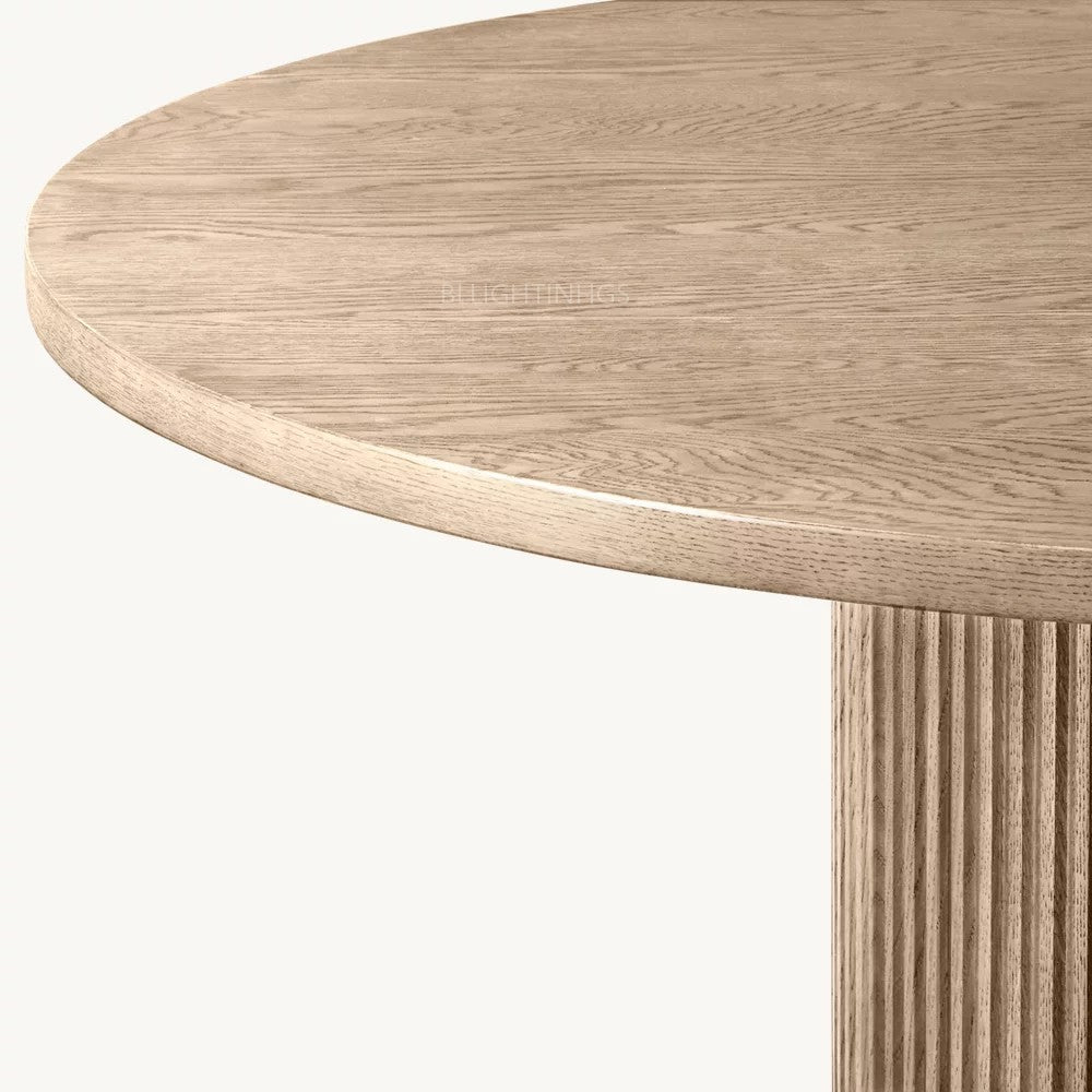 Byrean Emperador Round Modern Dining Table