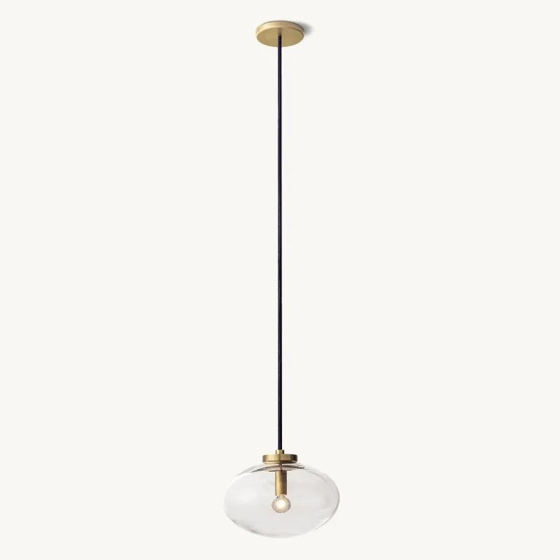 Cabrette Clear Glass Pendant