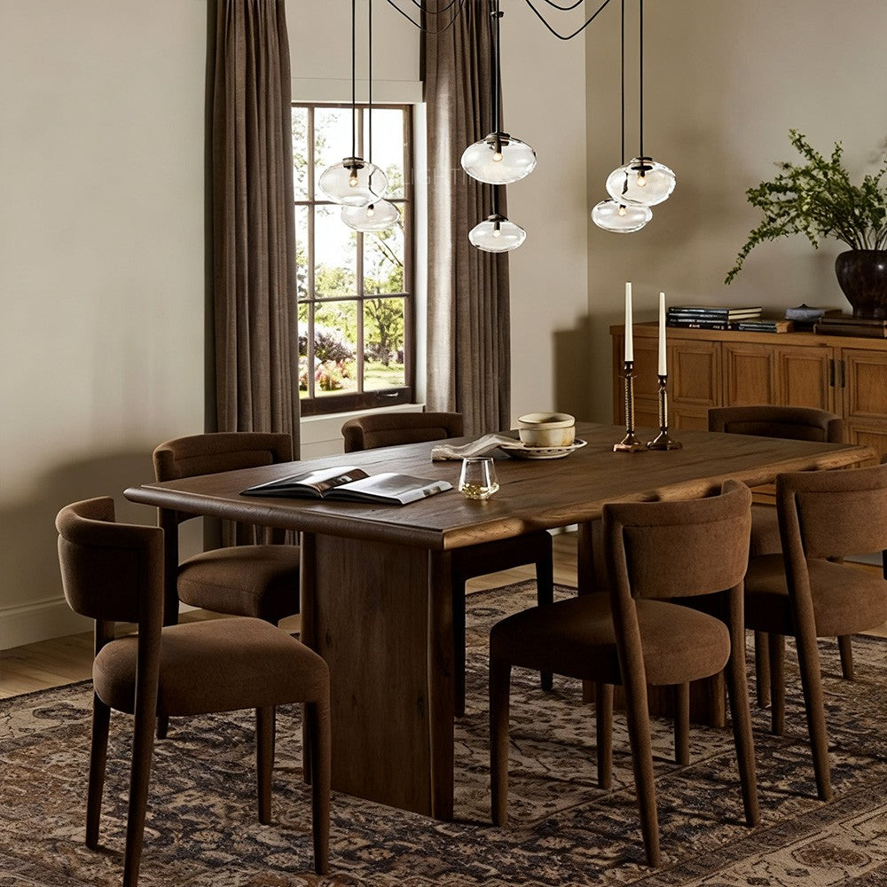 Celeste Clear Glass Suspended Chandelier 84"