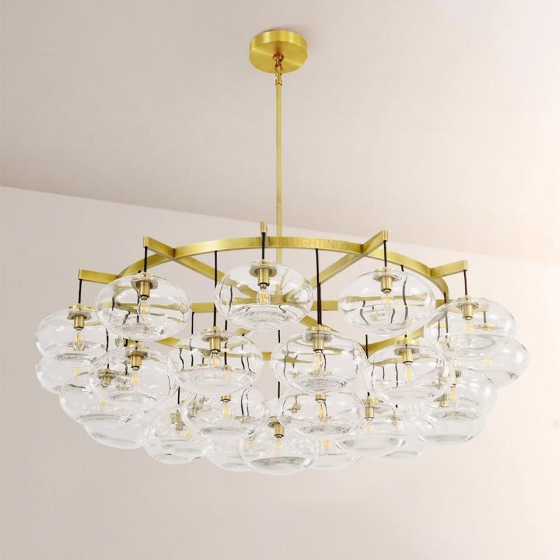 Cabrette Round Chandelier 60"