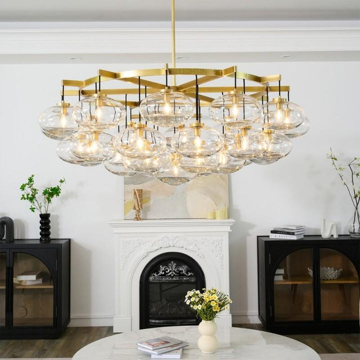 Cabrette Round Chandelier 60"