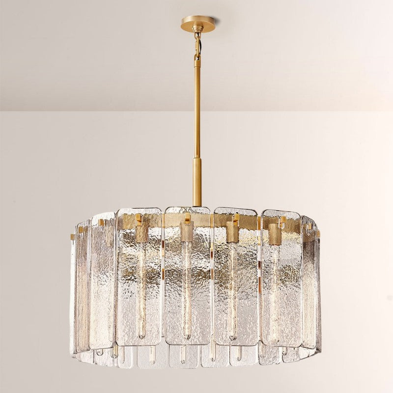 Calama Glass Round Chandelier 36"