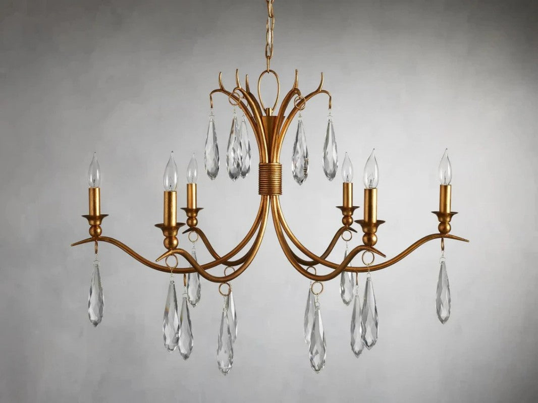Celine Crystal Chandelier 36" 59"