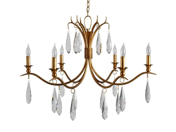 Celine Crystal Chandelier 36" 59"