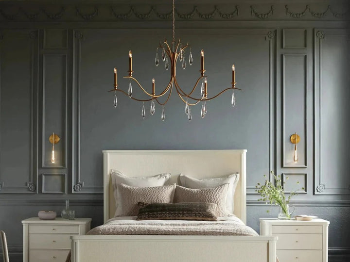 Celine Crystal Chandelier 36" 59"