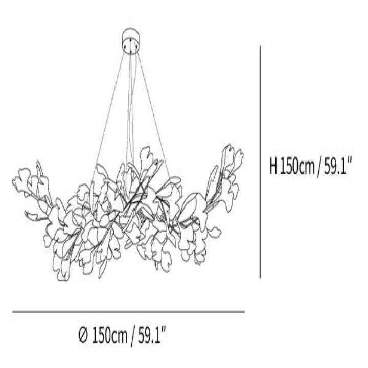 Ceramic Luxury Chandelier Style F