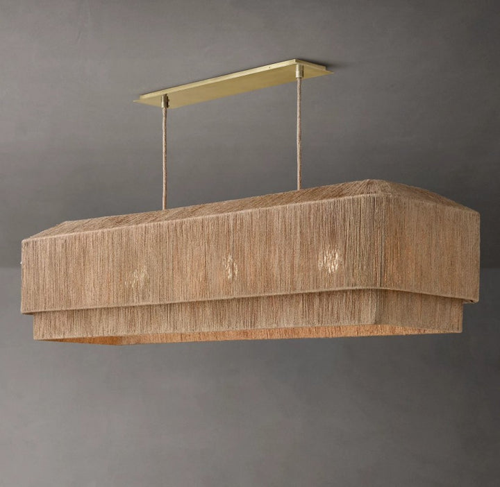 Cevrilk Rectangular Chandelier 54"