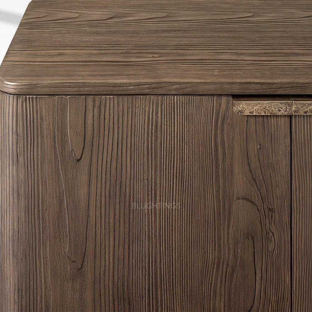 Cira Solid Wood 4-Door Sideboard