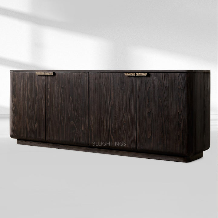 Cira Solid Wood 4-Door Sideboard
