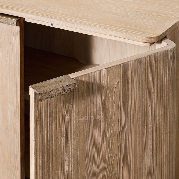 Cira Solid Wood 6-door Sideboard