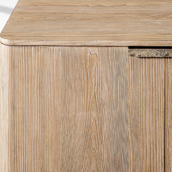 Cira Solid Wood 6-door Sideboard