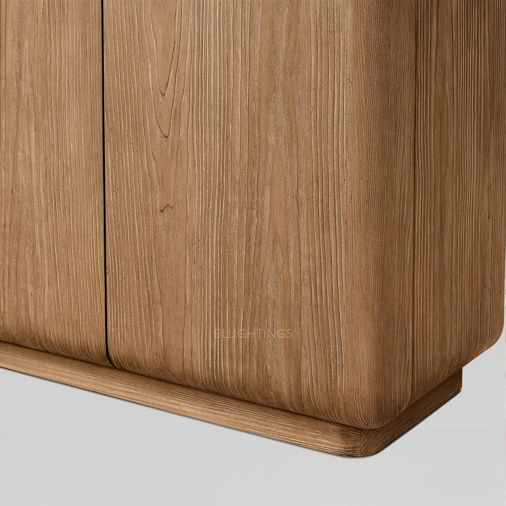 Cira Solid Wood 6-door Sideboard