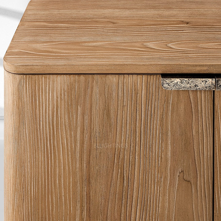 Cira Solid Wood 6-door Sideboard