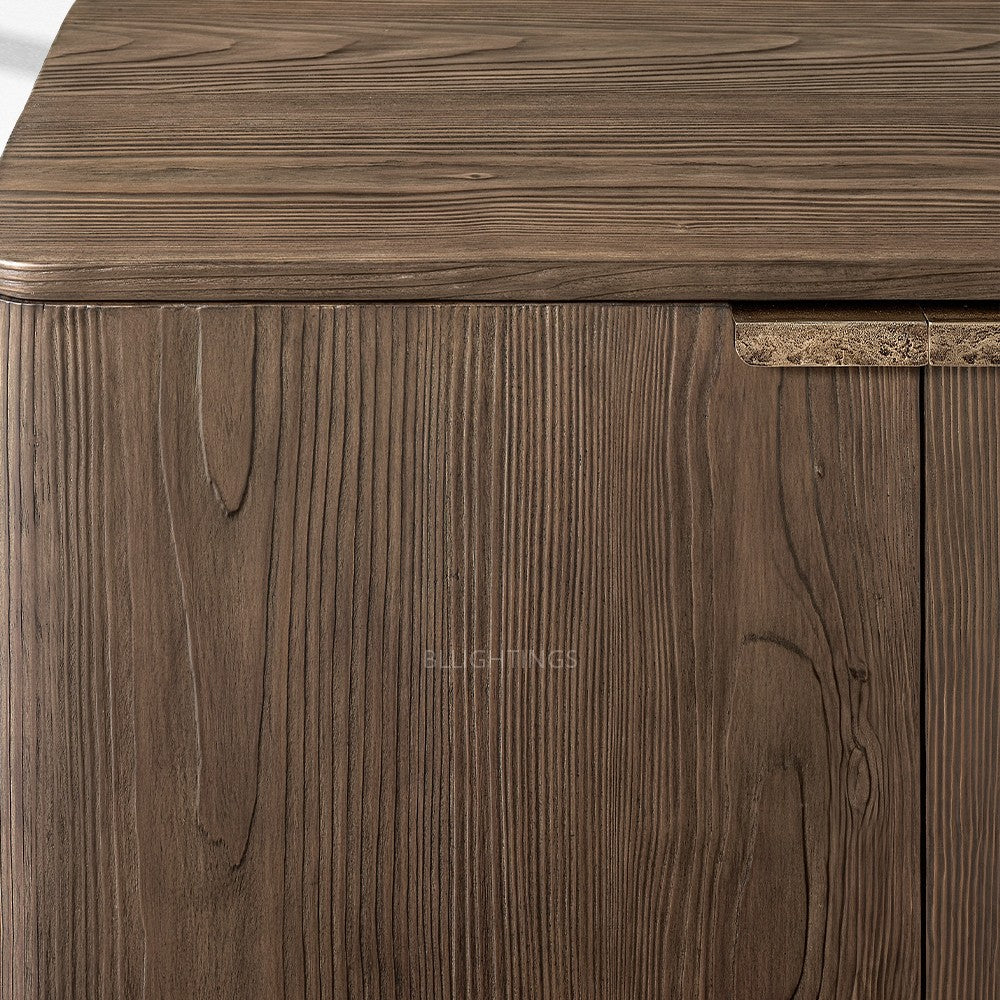 Cira Solid Wood 6-door Sideboard