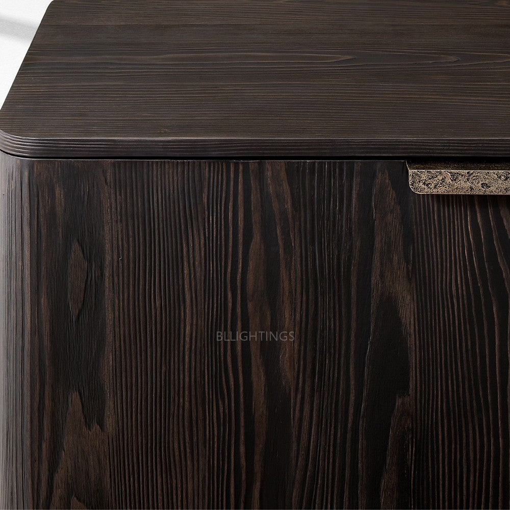 Cira Solid Wood 6-door Sideboard