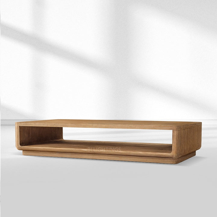 Cira Solid Wood Open Coffee Table