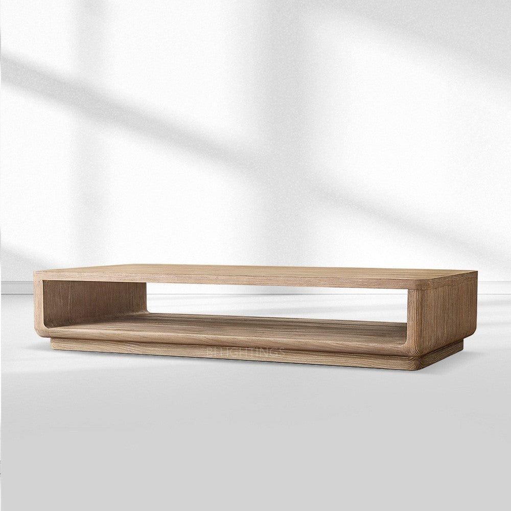 Cira Solid Wood Open Coffee Table