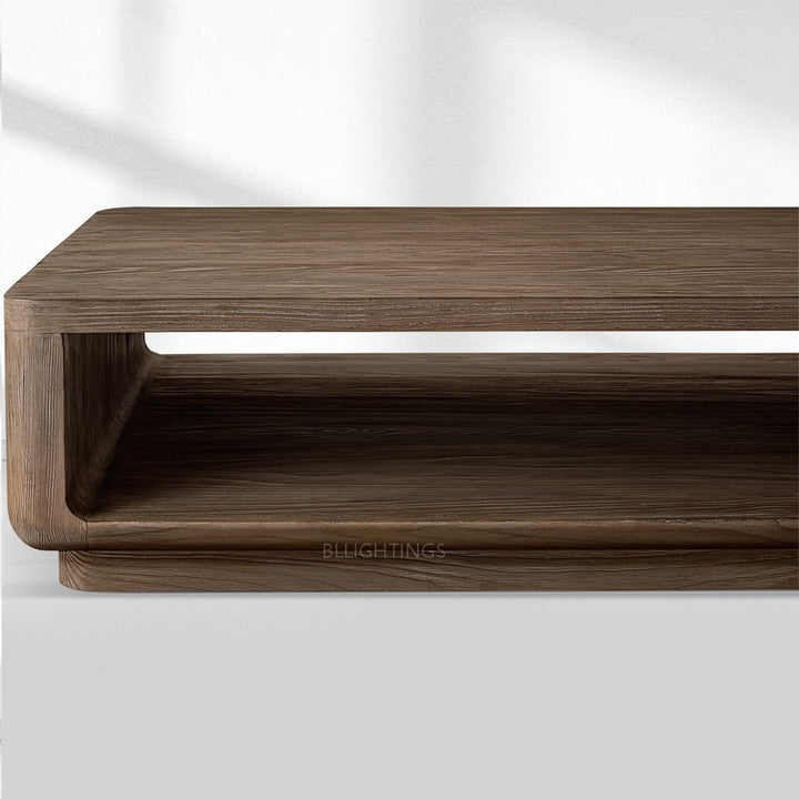 Cira Solid Wood Open Coffee Table