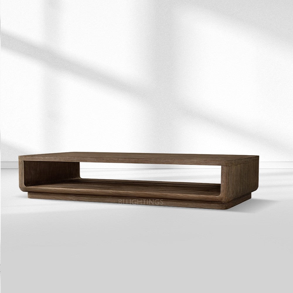 Cira Solid Wood Open Coffee Table