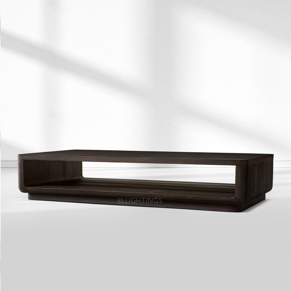 Cira Solid Wood Open Coffee Table