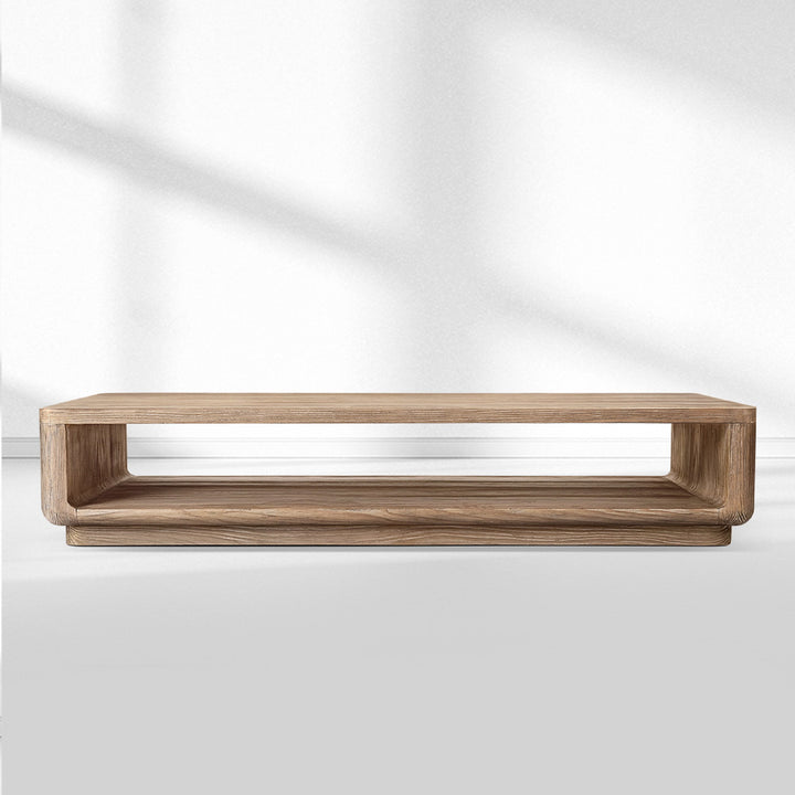 Cira Solid Wood Open Coffee Table